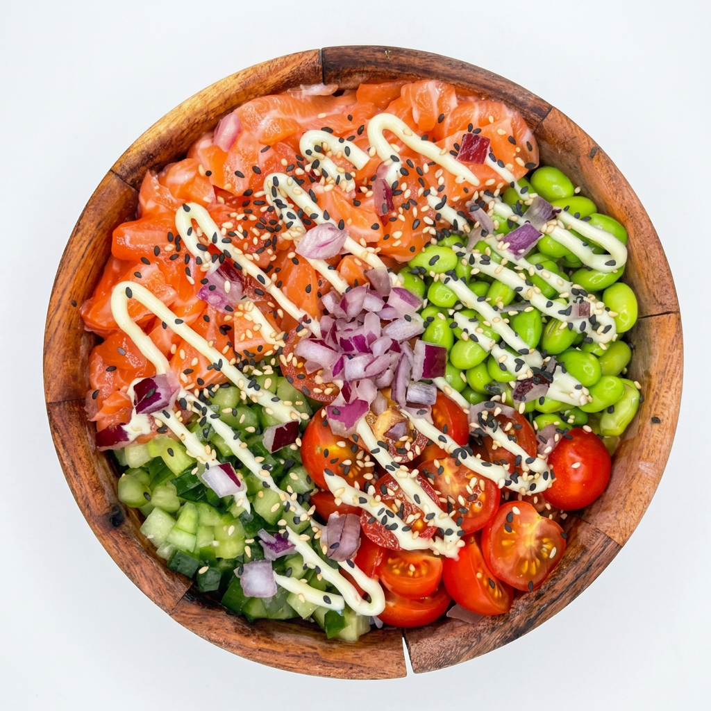 Poké bowl Sunkissed salmon