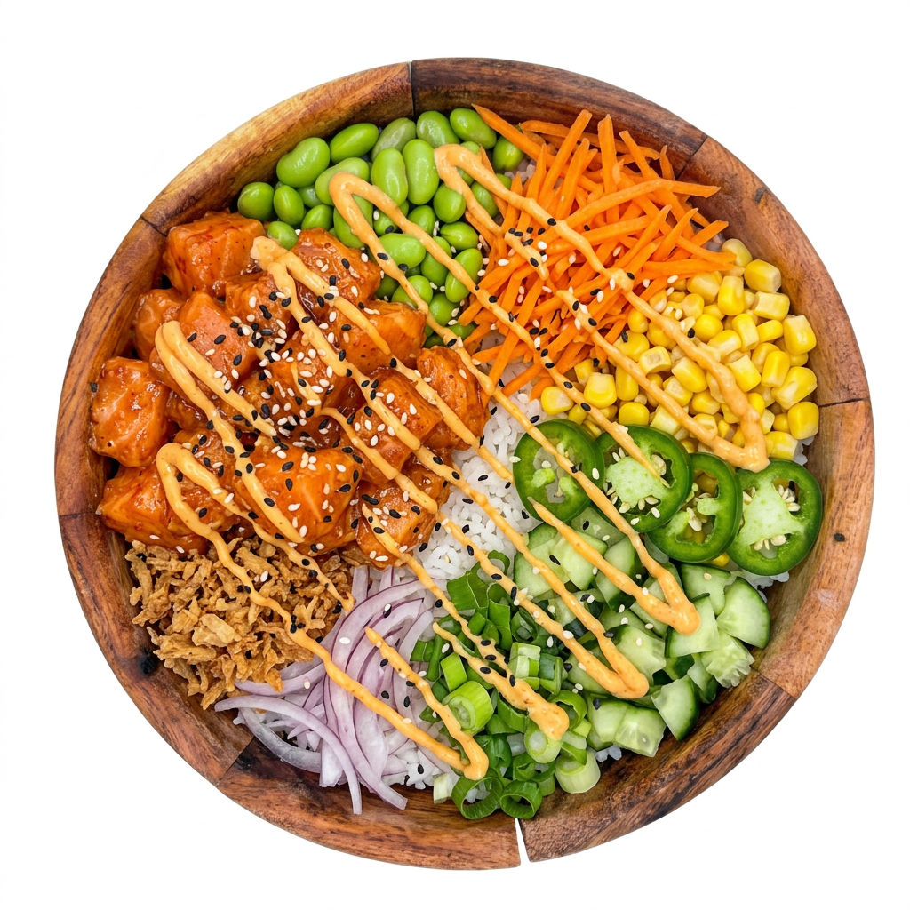 Poké bowl Spicy Salmon